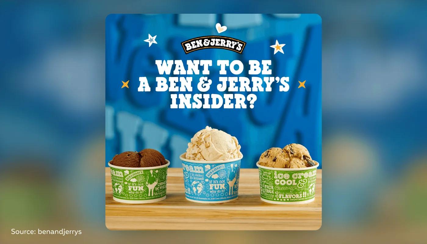 Illustration of Ben & Jerry’s Flavor Fanatics Program