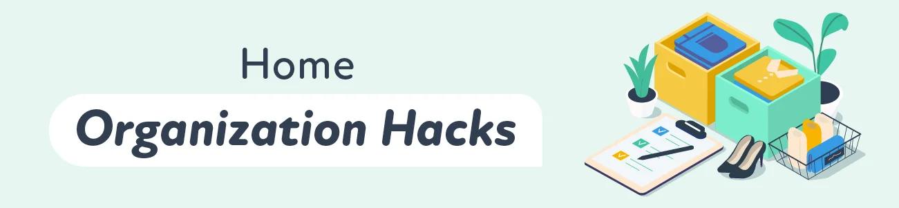 home organization banner