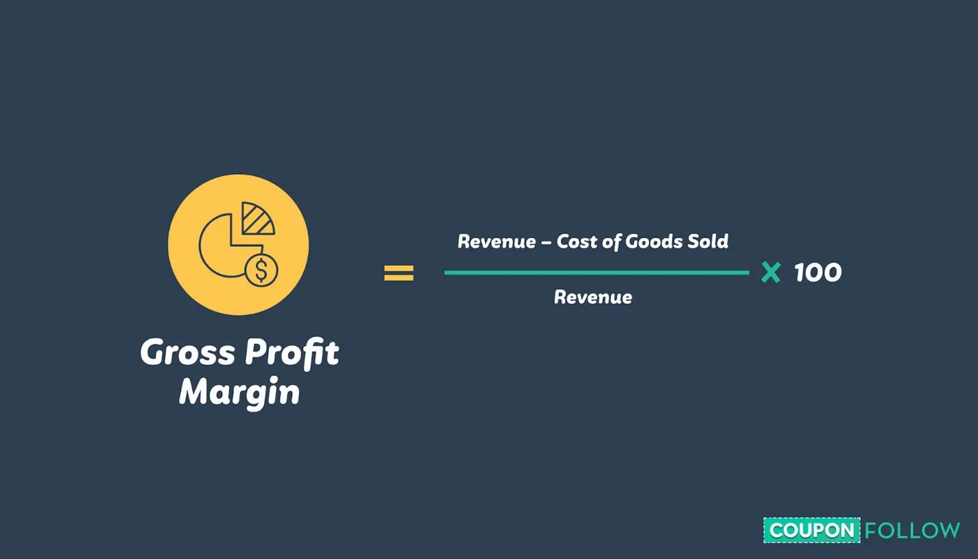 Formula to calculate gross profit margin