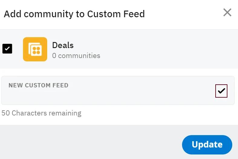 Reddit custom feeds