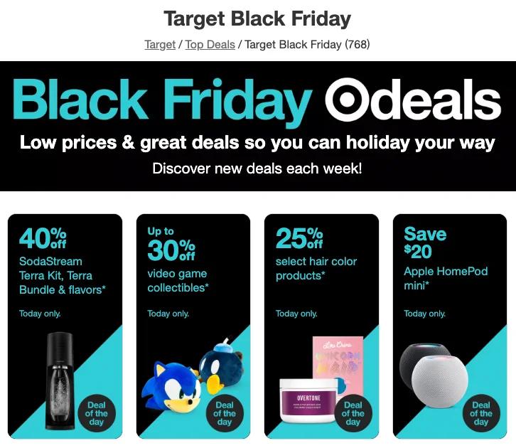 black friday deals at target