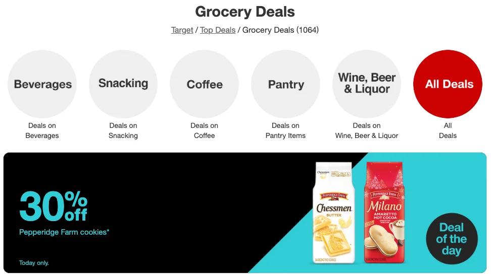 online grocery shopping screenshot