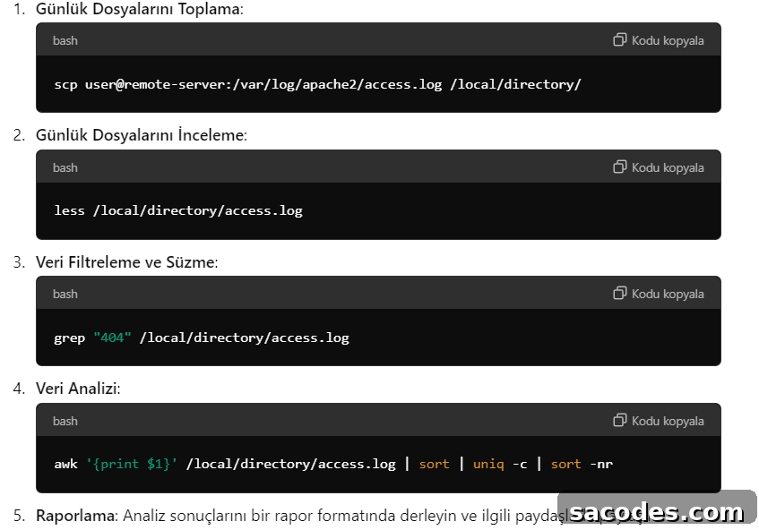 How to Analyze Server Logs for Troubleshooting and Security 2 Server logs example
